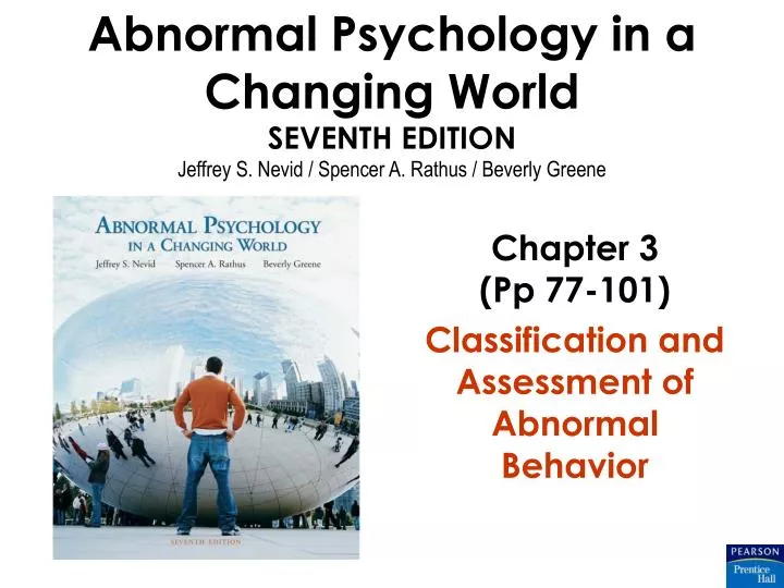 PPT Chapter 3 Pp 77 101 Classification And Assessment Of Abnormal 