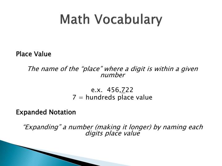 powerpoint on place value