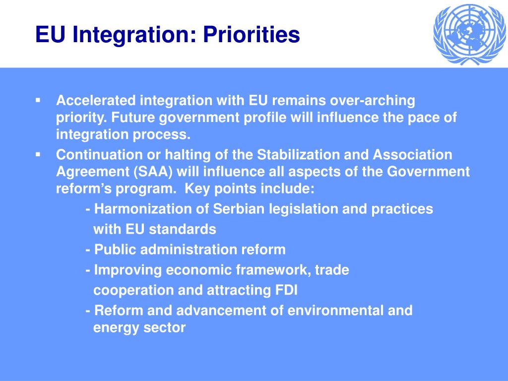 PPT - Serbia: National Context and Outstanding Priorities UNDAF ...
