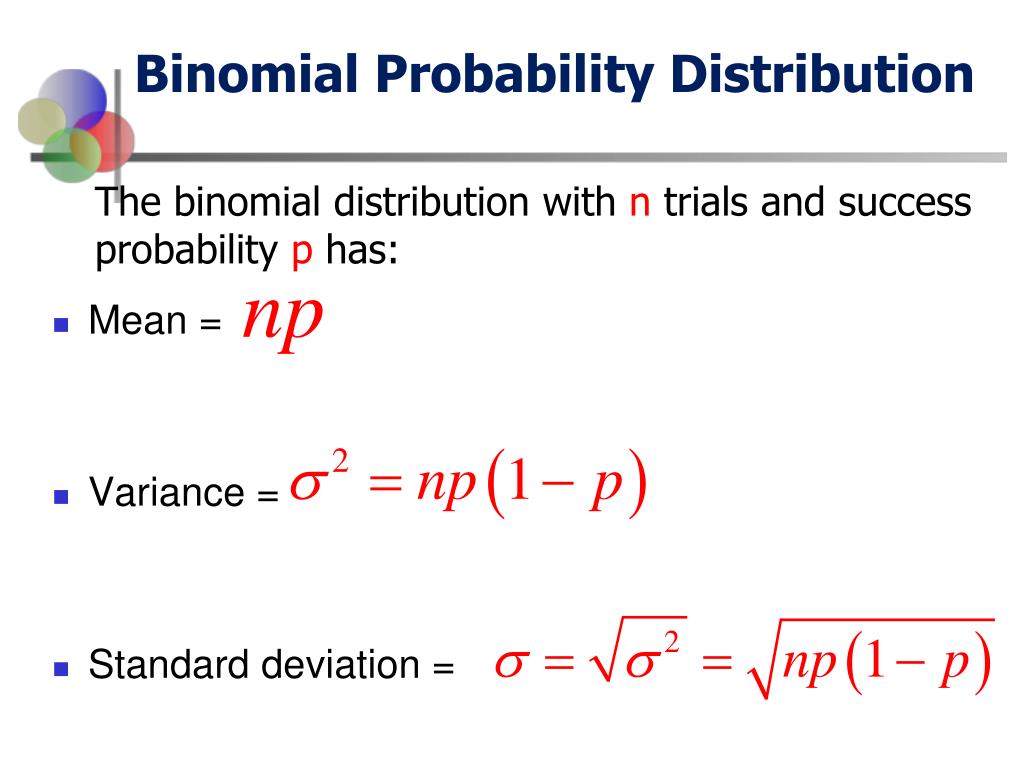 Probability Of Binomial Distribution