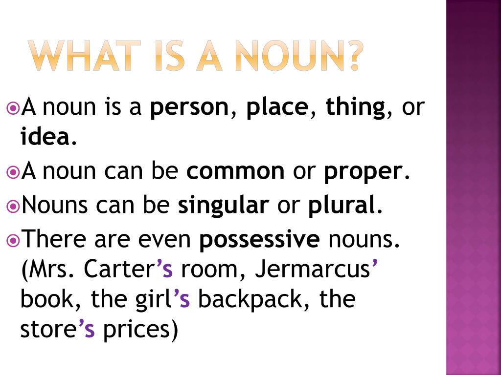 PPT - NOUNS Common, PROPER, Plural PowerPoint Presentation, free ...