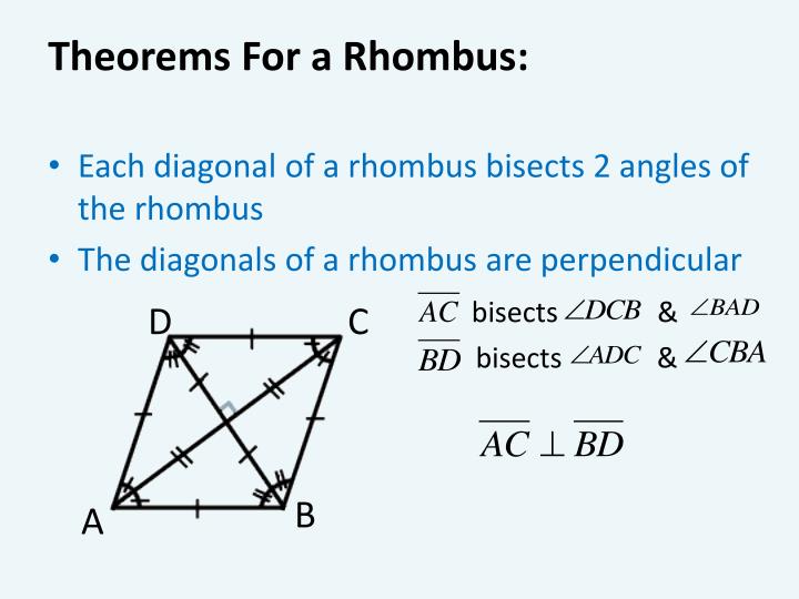 Two Pairs Of Consecutive Sides Of A Rhombus Are Congruent PPT - 6.4:Special Parallelograms PowerPoint Presentation - ID:3062769