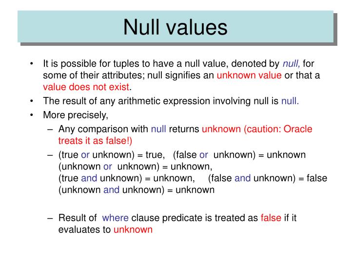 Is null access