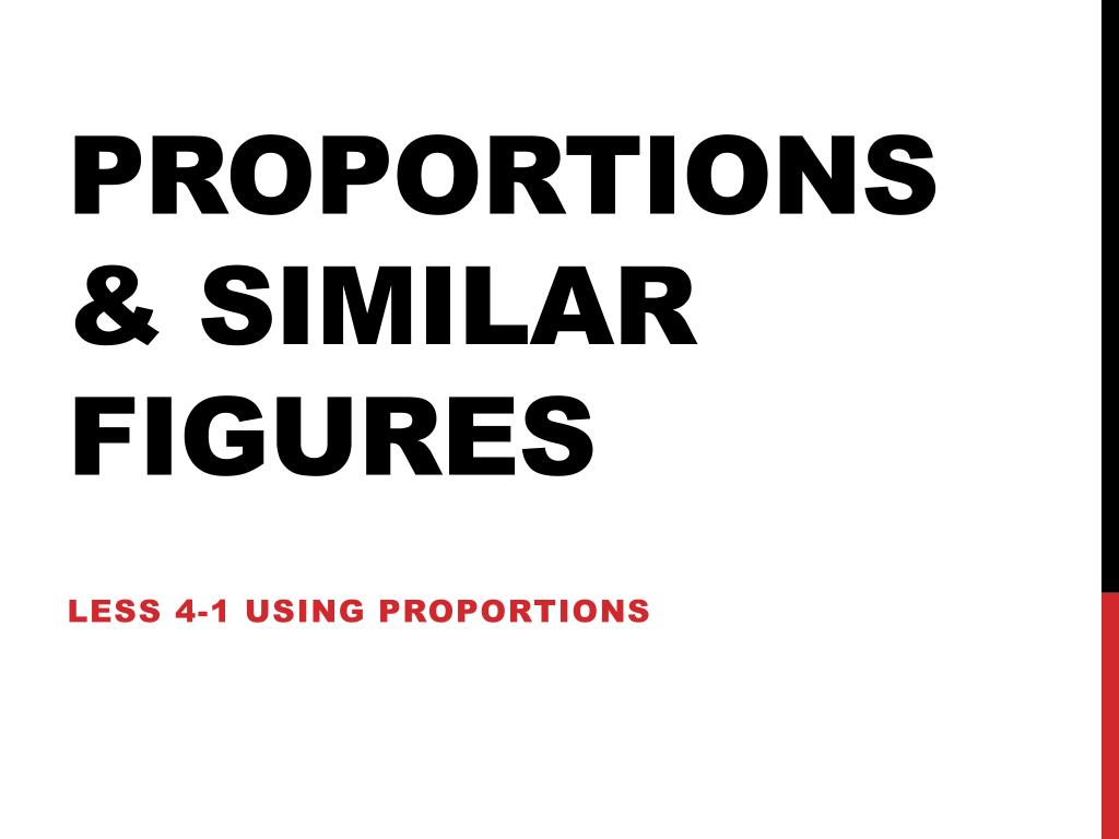 PPT - Proportions & Similar Figures PowerPoint Presentation, Free ...