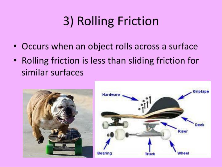 Examples of rolling friction