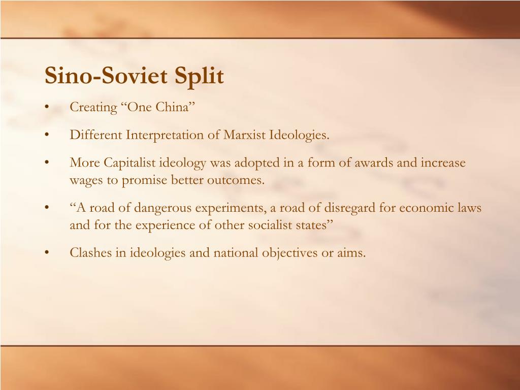 PPT - Foreign Policy Taiwan, India, Tibet, Korean War, Sino-Soviet Spit ...