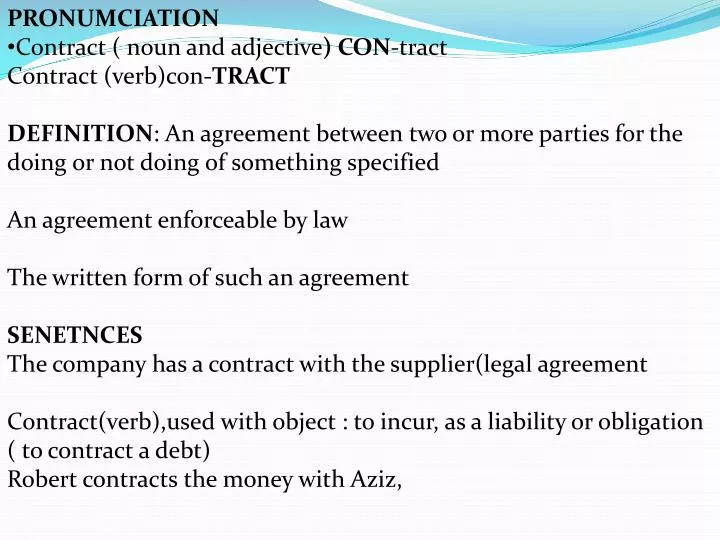 ppt-pronumciation-contract-noun-and-adjective-con-tract-contract