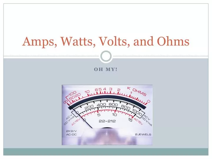 volts to watts