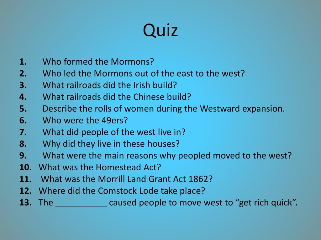 PPT - The Great West and the Rise of the Debtor (1860-1896) PowerPoint ...