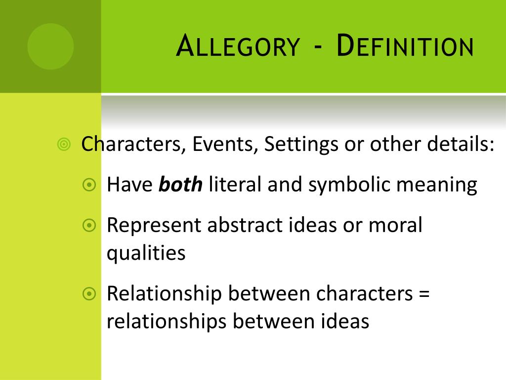 Ppt allegory powerpoint presentation free download id 3065396