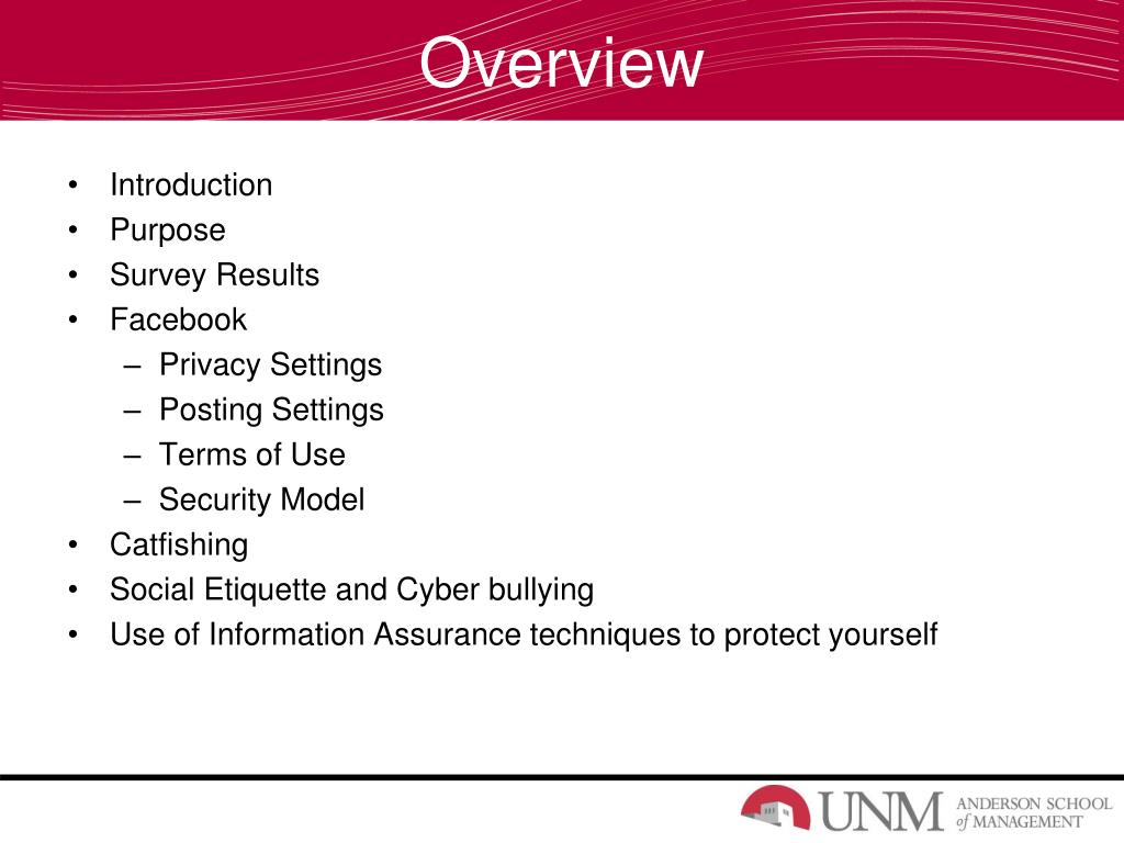 PPT Facebook, Cyberbullying & Catfishing Could you be a victim