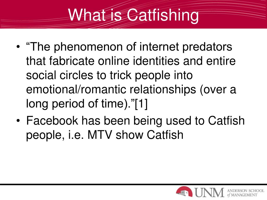 PPT Facebook, Cyberbullying & Catfishing Could you be a victim