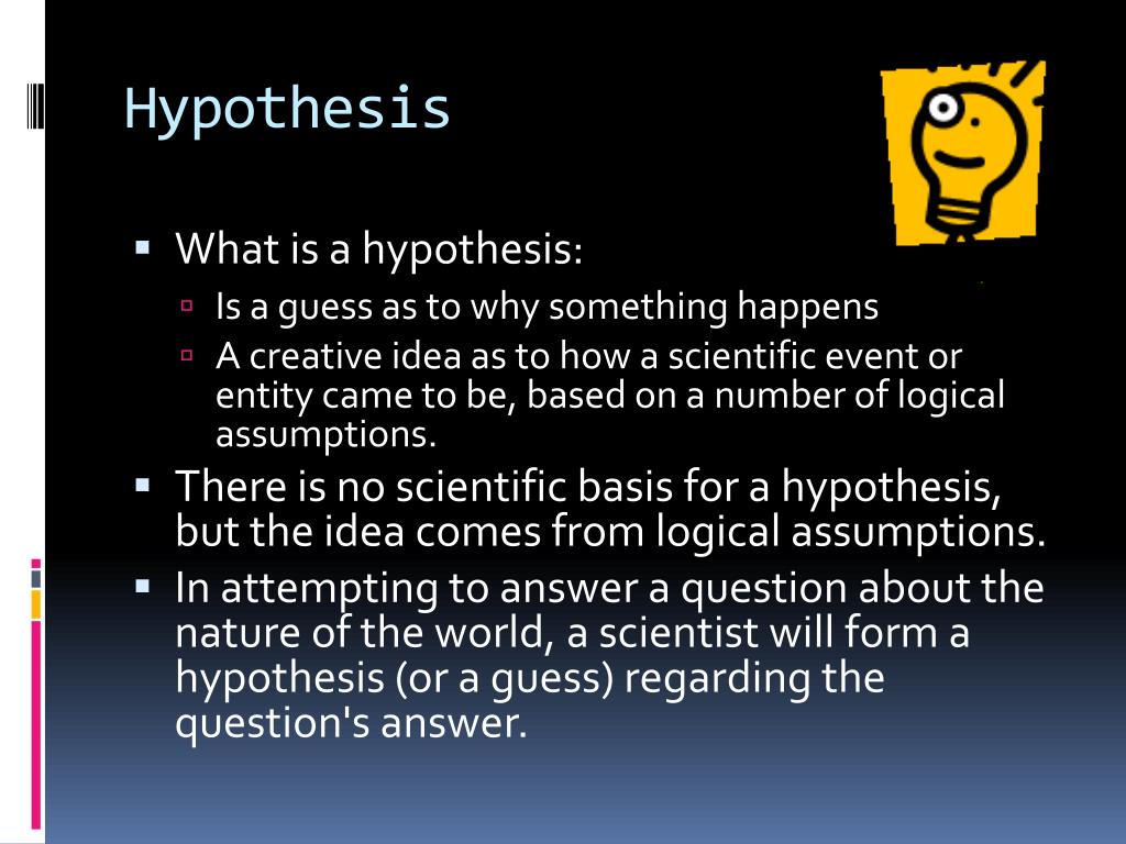 hypothesis about theory