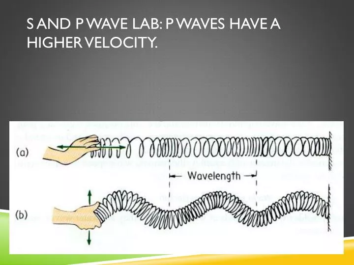 PPT - S and p wave lab: P waves have a higher velocity. PowerPoint ...