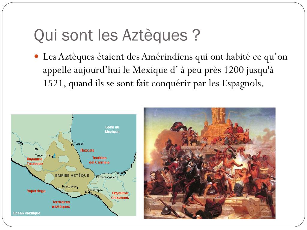 L'histoire des aztèques
