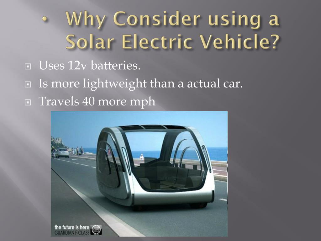PPT Solar Electric vehicle psa PowerPoint Presentation, free download