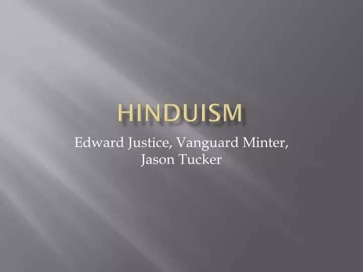 hinduism n.