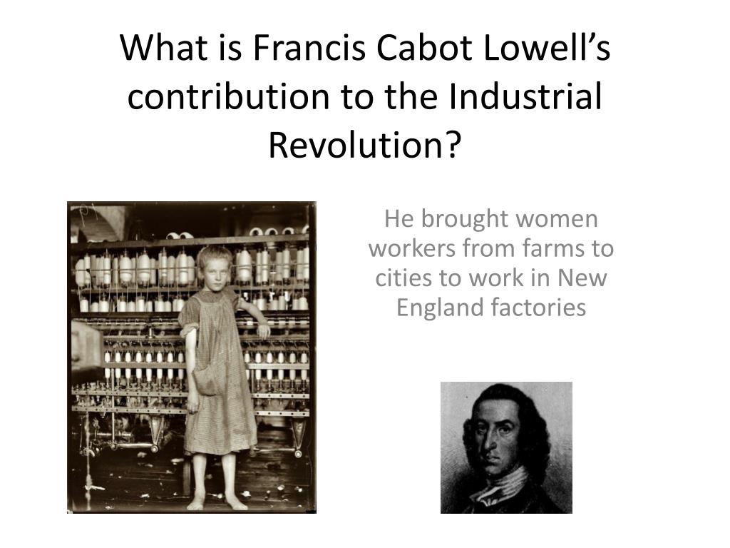francis cabot lowell definition