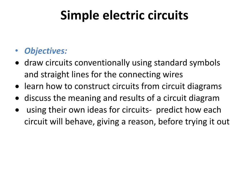 Circuit diagram - Simple circuits, Electricity and Circuits