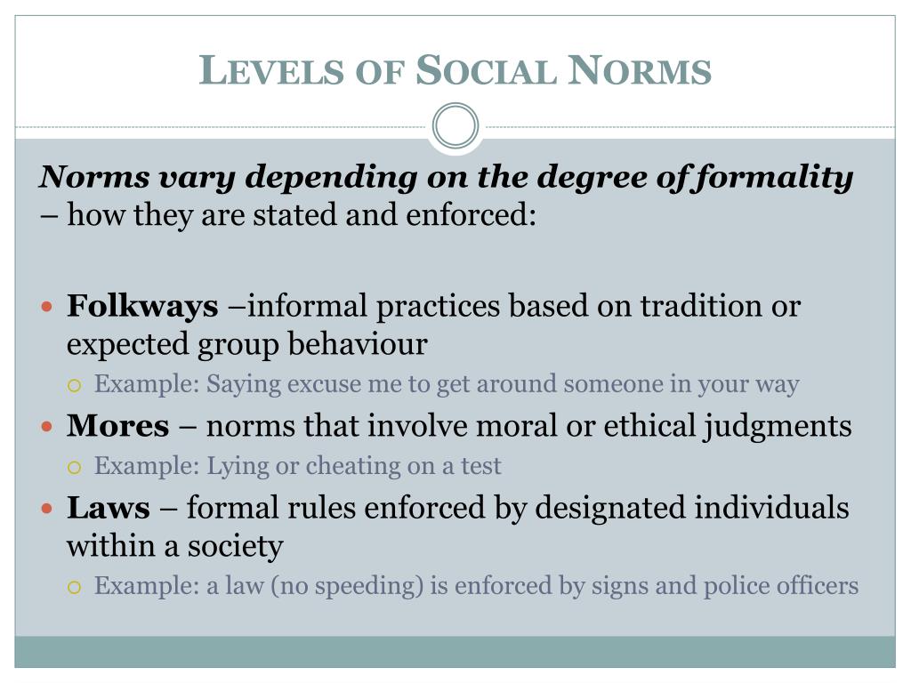 social norm case study