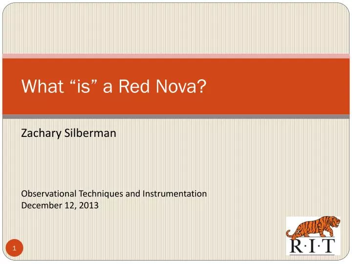 PPT What “is” a Red Nova? PowerPoint Presentation, free download ID