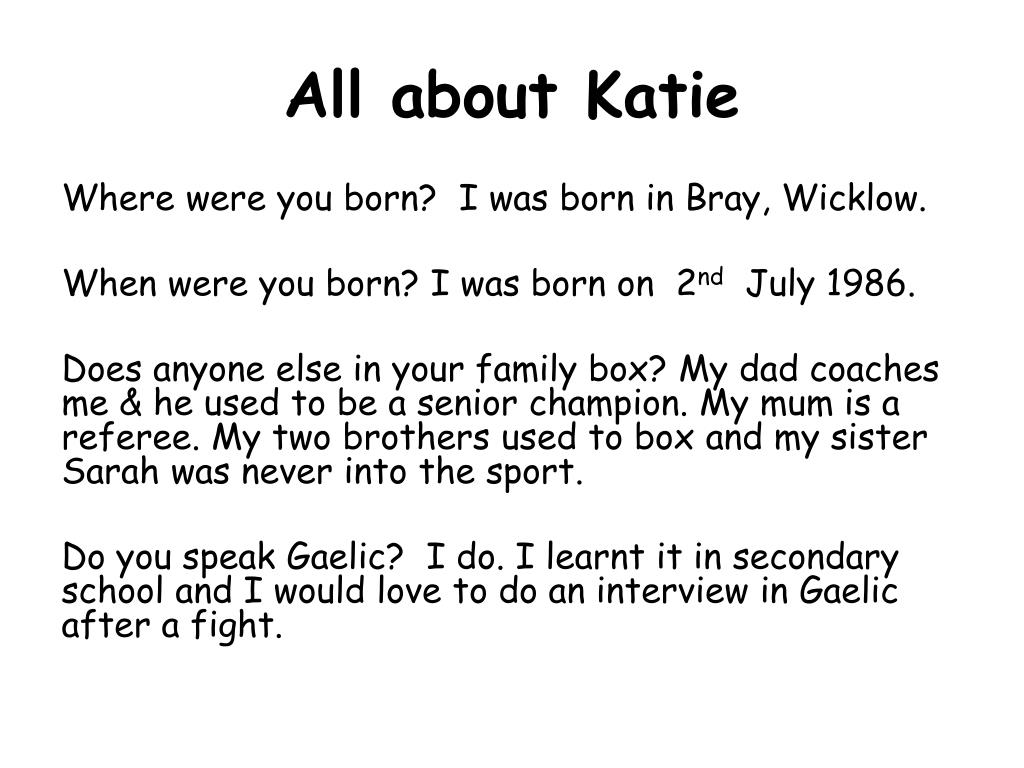 PPT - Katie Taylor PowerPoint Presentation, free download - ID:3069479