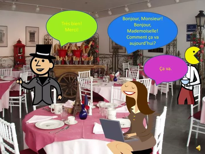 PPT - Bonjour, Monsieur! Bonjour, Mademoiselle! Comment ça va aujourd