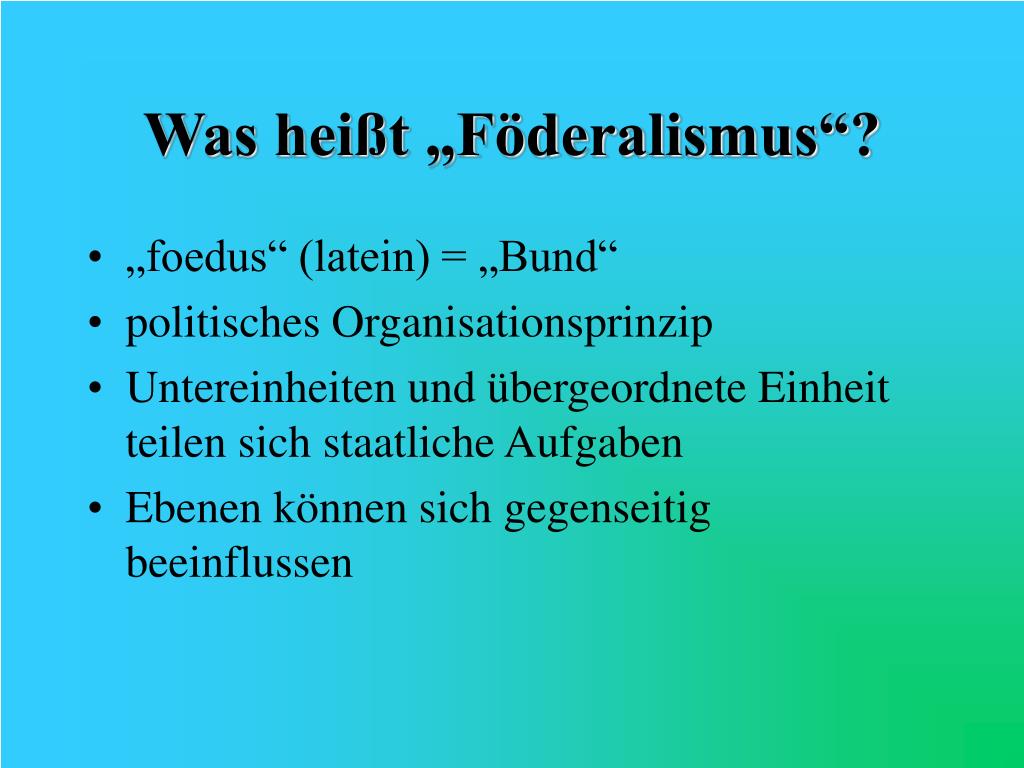 PPT - „Reformstau! Deutscher Föderalismus in der Krise?“ PowerPoint