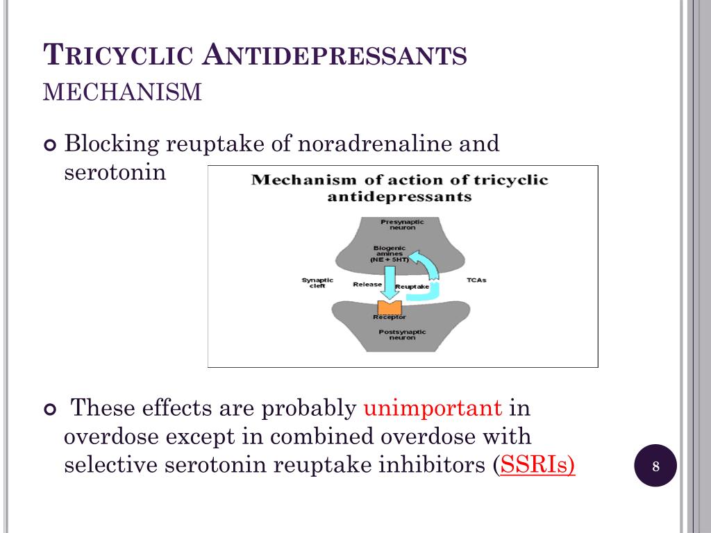 PPT - Antidepressants Poisoning TCAs, SSRIs, MAOIs PowerPoint Presentation  - ID:3071012