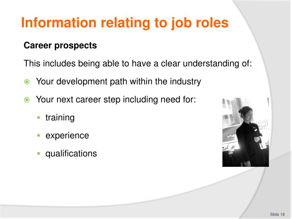 Explain the roles of different sources of information about jobs