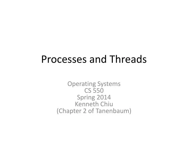 processes and threads n.