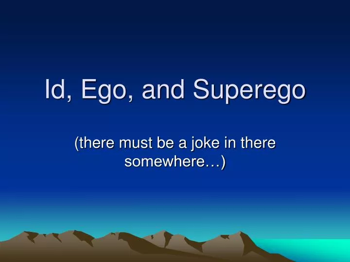 examples of id ego and superego