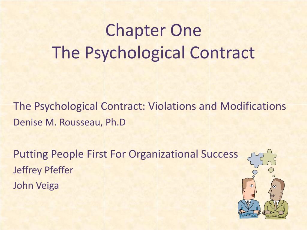 thesis of psychological contract