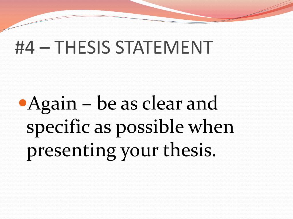 thesis statements about drugs