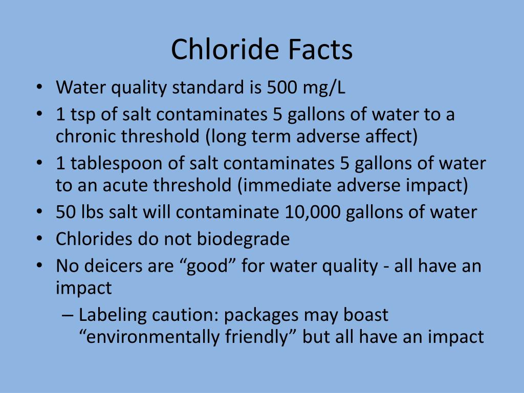 PPT Chlorides, Environmental Regulation & Management in NE Illinois Stephen McCracken DRSCW