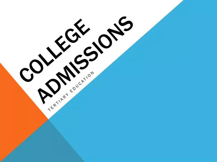 presentation college admissions