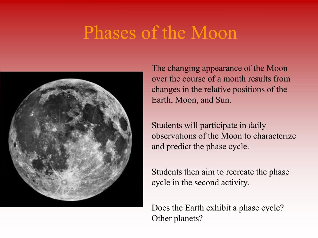 presentation about the moon