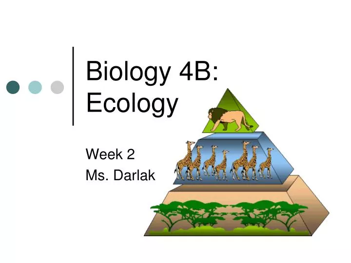 PPT Biology 4B Ecology PowerPoint Presentation, free download ID