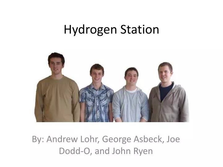 hydrogen station n.
