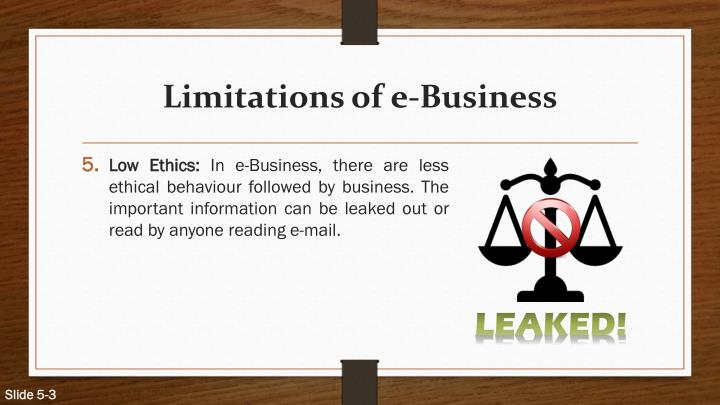 ethics in e business