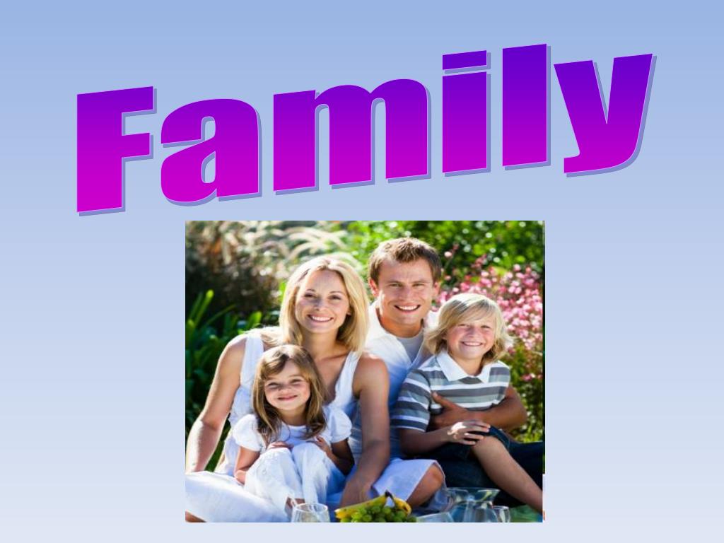 powerpoint presentation about your family