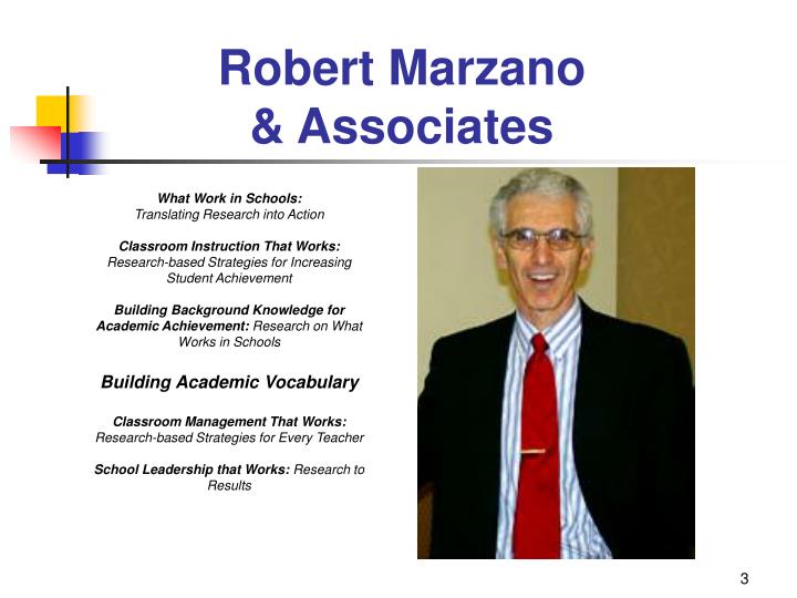 ppt building academic vocabulary teachers manual robert j classroom management that works research based strategies for every teacher
