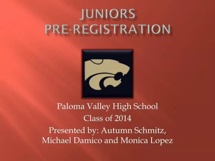 juniors pre registration n.