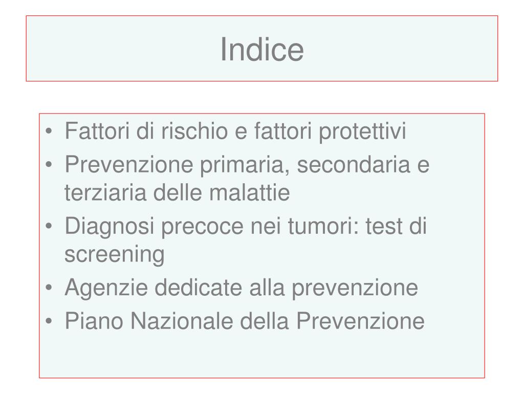PPT - PREVENZIONE DELLE MALATTIE e PROMOZIONE DELLA SALUTE PowerPoint ...
