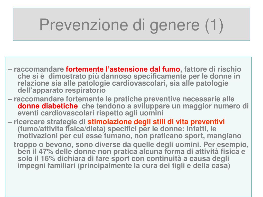 PPT - PREVENZIONE DELLE MALATTIE e PROMOZIONE DELLA SALUTE PowerPoint ...