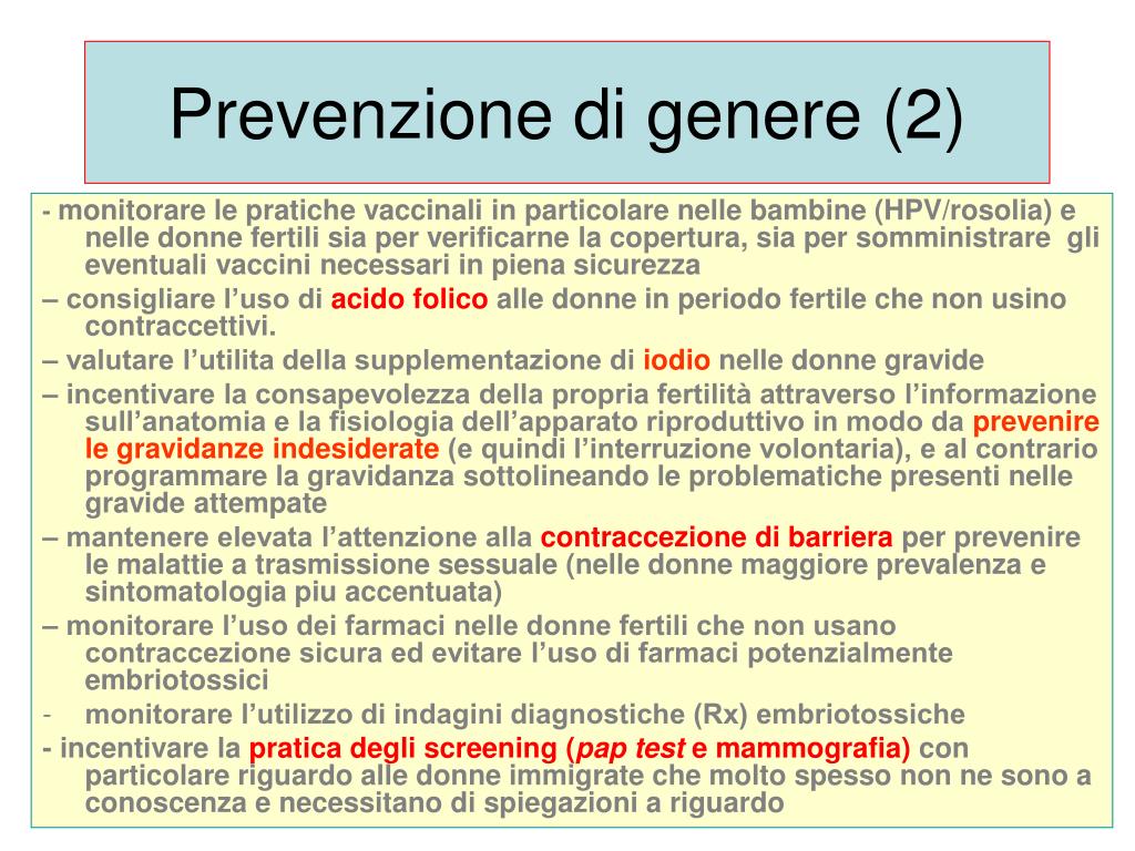 PPT - PREVENZIONE DELLE MALATTIE e PROMOZIONE DELLA SALUTE PowerPoint ...