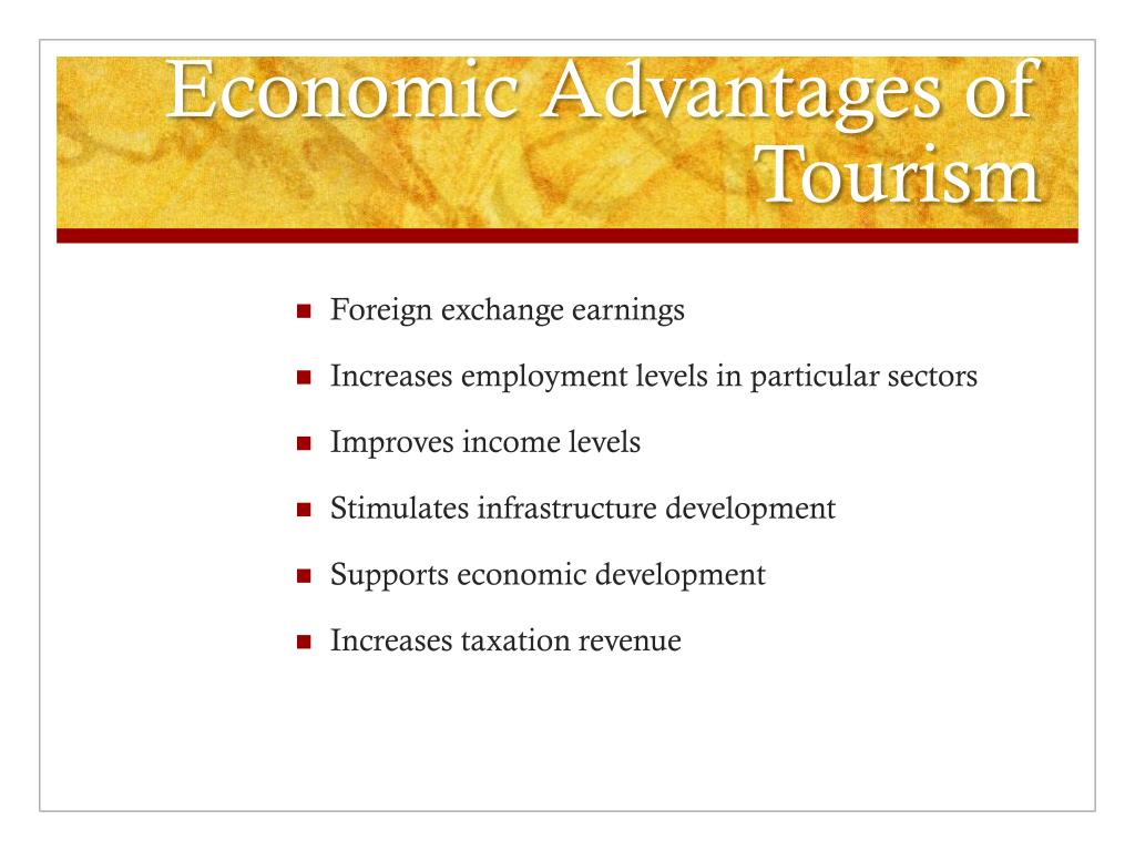 economic importance of transport and tourism