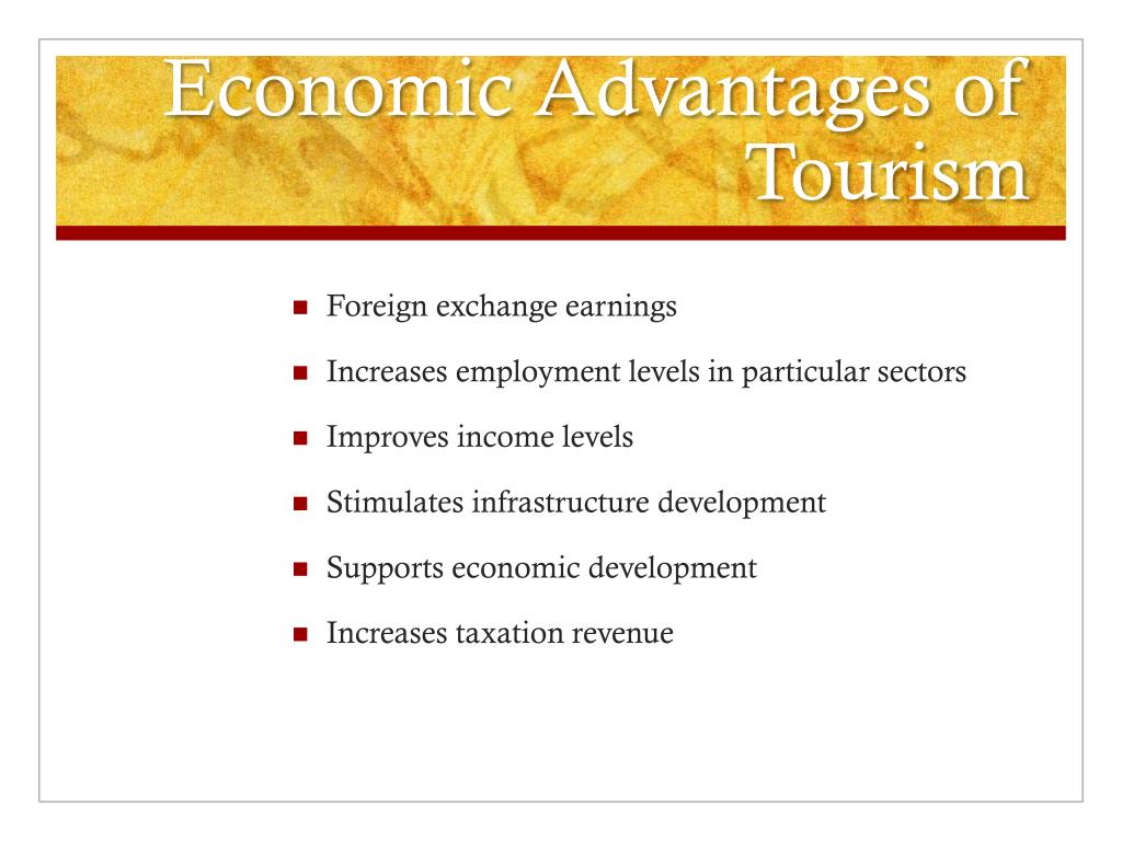 PPT Economic Factors And Tourism PowerPoint Presentation Free 