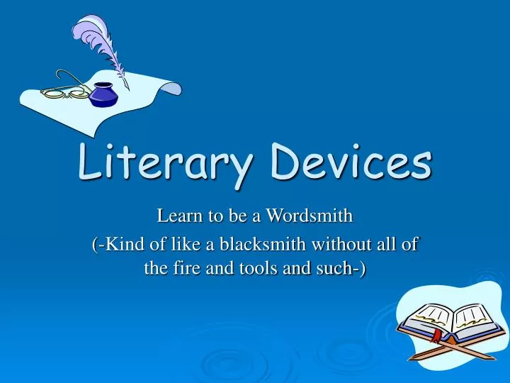 powerpoint presentation on literary devices