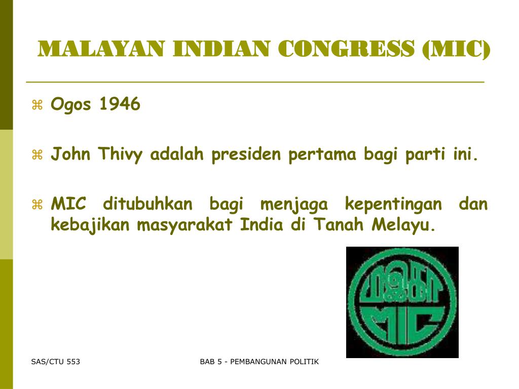 PPT - PEMBANGUNAN POLITIK DALAM KONTEKS HUBUNGAN ETNIK DI MALAYSIA ...